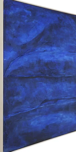 KARE Design Acrylschilderij Abstract Deep Blauw 155x155cm Sale