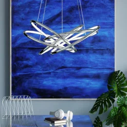 KARE Design Acrylschilderij Abstract Deep Blauw 155x155cm Sale