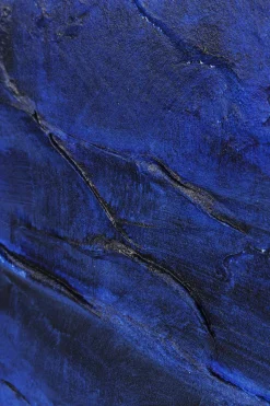 KARE Design Acrylschilderij Abstract Deep Blauw 155x155cm Sale