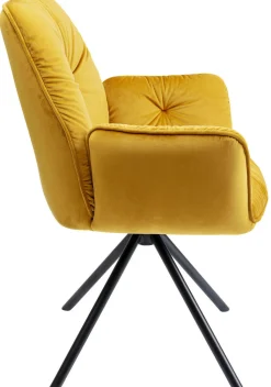 KARE Design Armleunstoel Mila Geel Shop