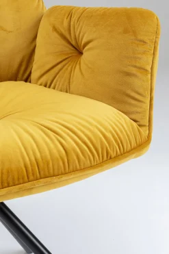 KARE Design Armleunstoel Mila Geel Shop