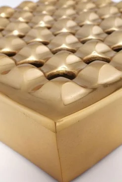 KARE Design Asbak Soho Square Brass 25x25cm Sale