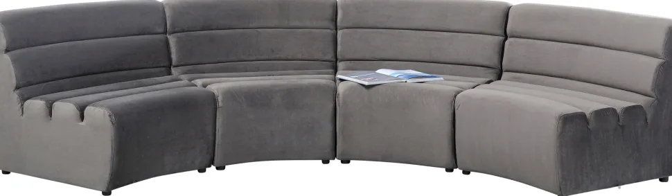 KARE Design Bank Element Wave Grey Best