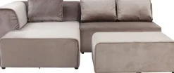 KARE Design Bank Infinity Fluweel Taupe Links Cheap
