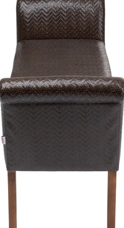 KARE Design Bankje Motley Zigzag Brown Cheap