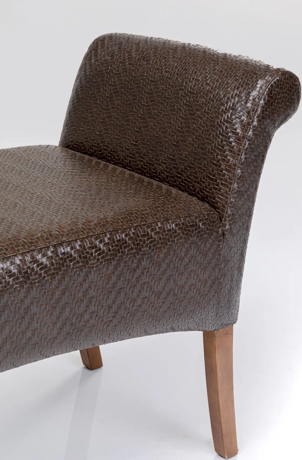 KARE Design Bankje Motley Zigzag Brown Cheap