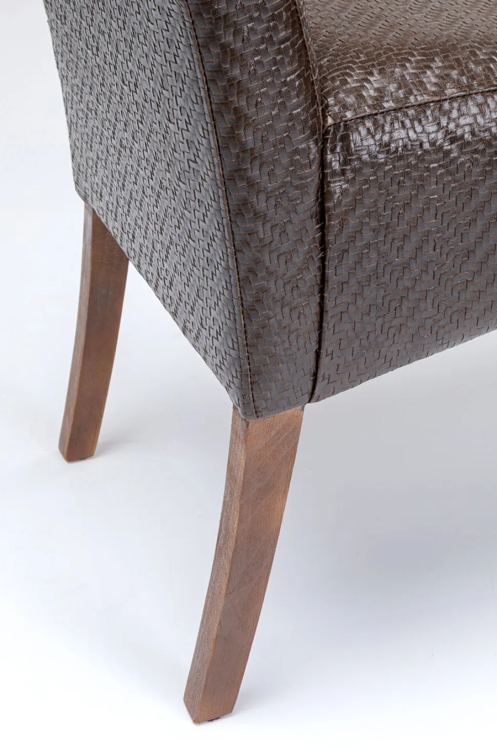 KARE Design Bankje Motley Zigzag Brown Cheap