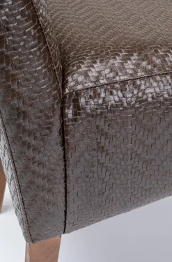 KARE Design Bankje Motley Zigzag Brown Cheap