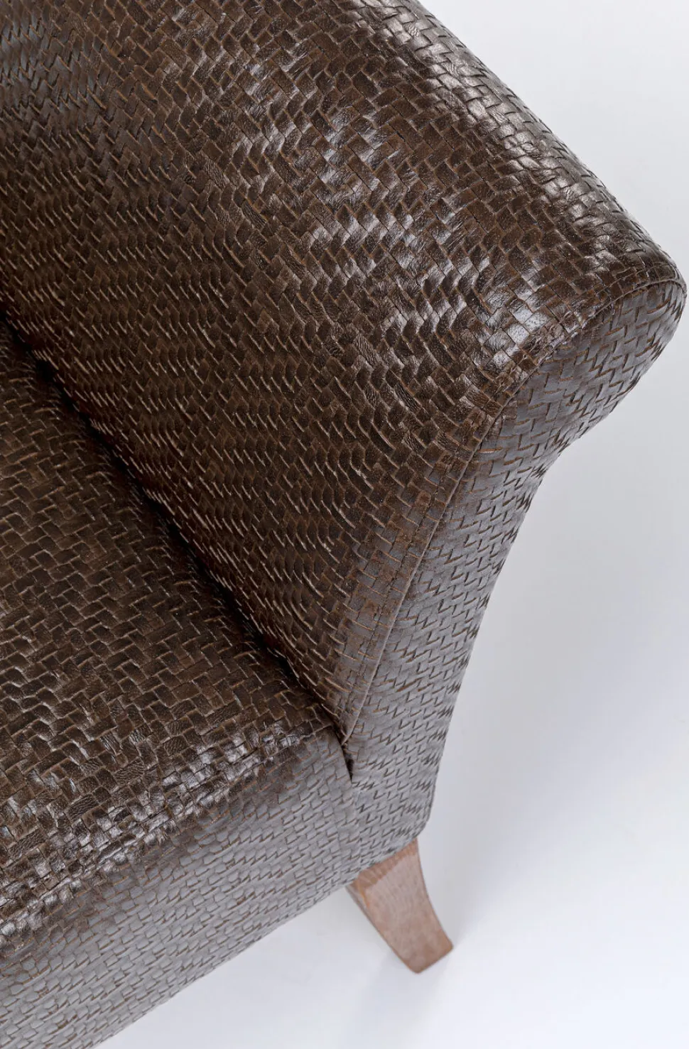 KARE Design Bankje Motley Zigzag Brown Cheap