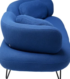 KARE Design Bank Peppo 2-Seater Blue 182cm Outlet