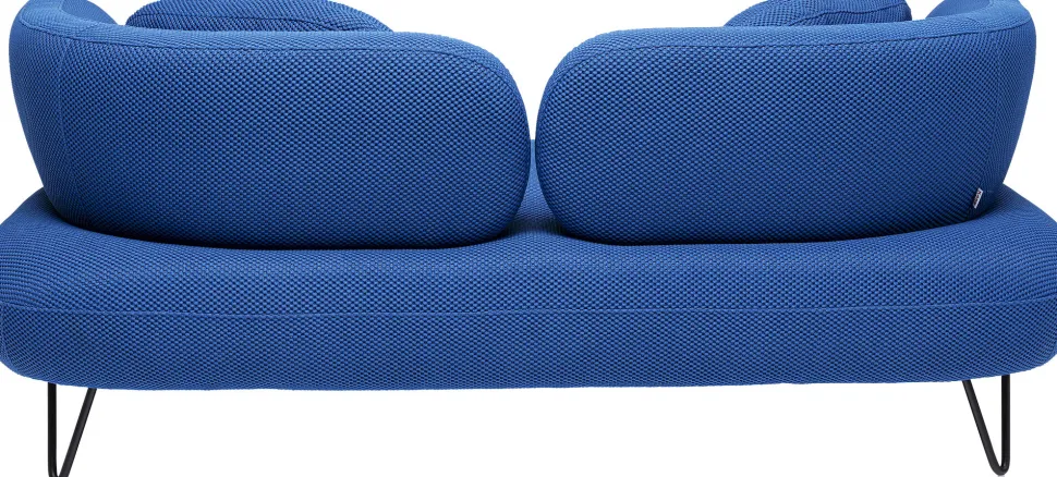 KARE Design Bank Peppo 2-Seater Blue 182cm Outlet