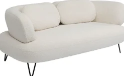 KARE Design Bank Peppo 2-Zits Wit 182cm Outlet