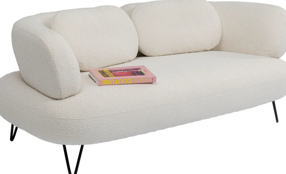 KARE Design Bank Peppo 2-Zits Wit 182cm Outlet