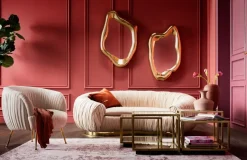 KARE Design Bank Perugia 2-Zits Creme Hot