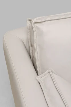 KARE Design Bank 3-Seater Victor Leather Grey 233cm Store