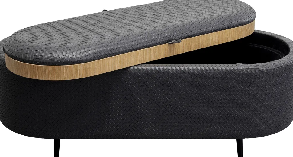 KARE Design Bank Venezia Storage Grey 100cm Outlet