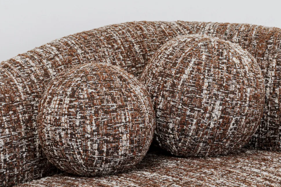 KARE Design Bank 2-zits Livia Melange Brown 201cm Online