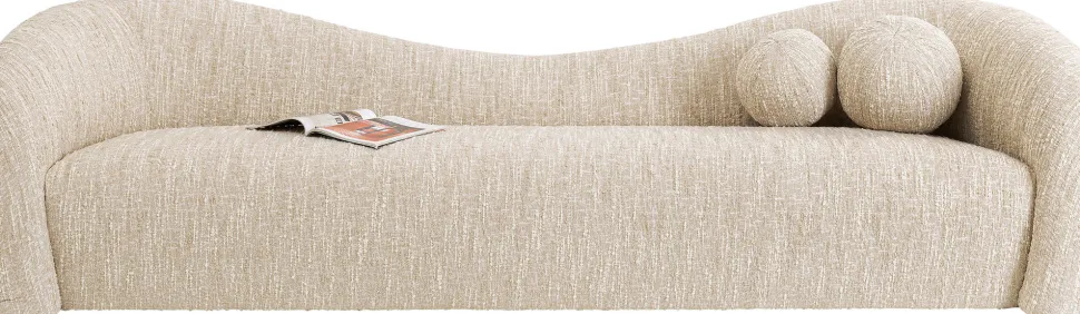 KARE Design Bank 3-zits Livia Melange Cream 261cm Fashion