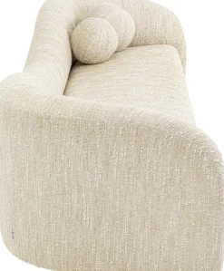 KARE Design Bank 3-zits Livia Melange Cream 261cm Fashion