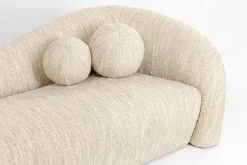 KARE Design Bank 3-zits Livia Melange Cream 261cm Fashion