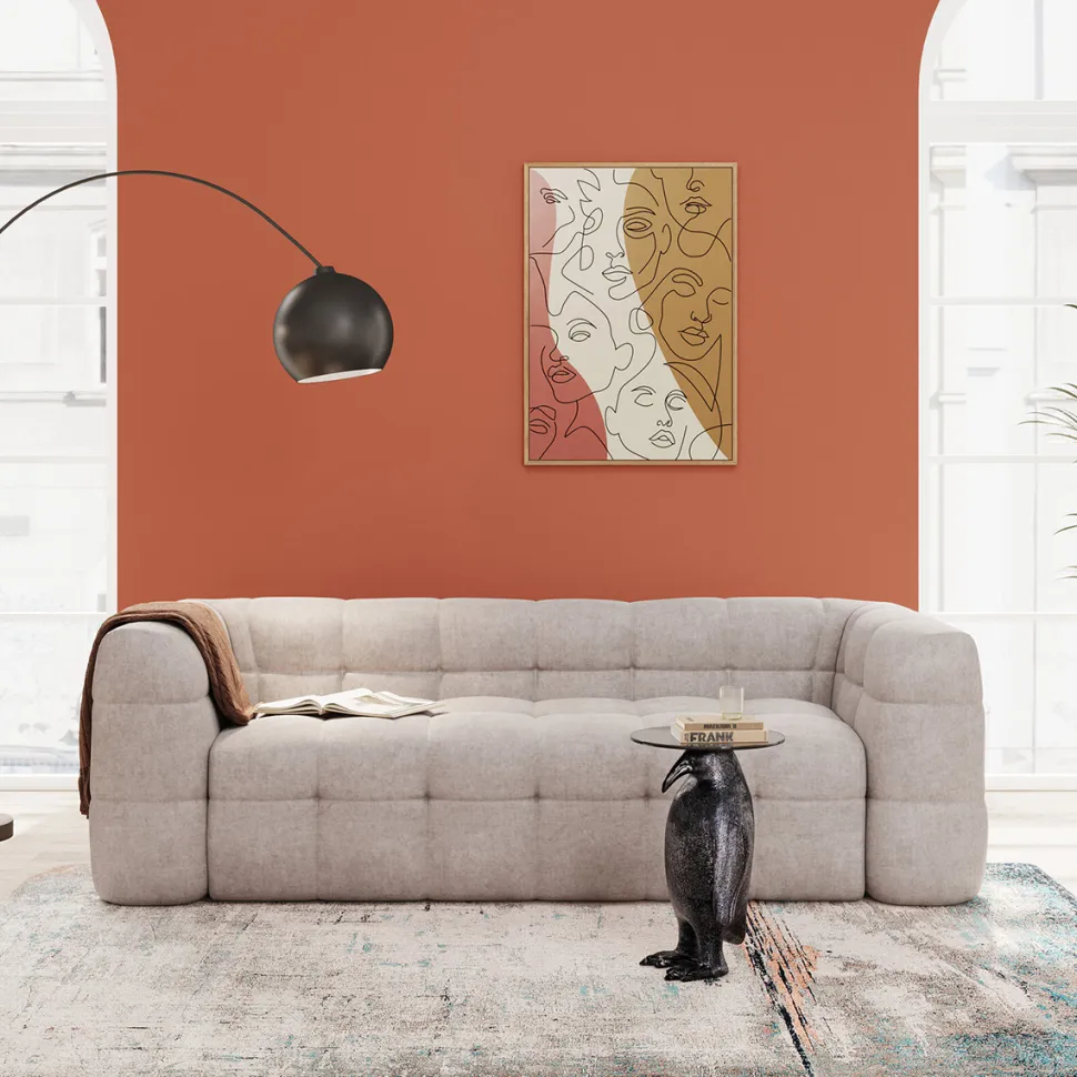 KARE Design Bank 3-zits Salamanca Creme 240cm Hot