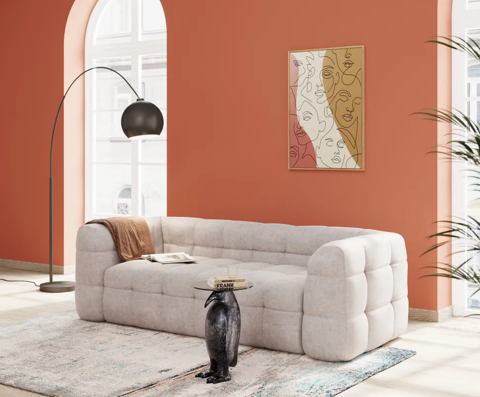 KARE Design Bank 3-zits Salamanca Creme 240cm Hot
