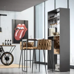 KARE Design Barkruk Cheerio Geel Fashion