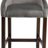 KARE Design Barkruk Mode Fluweel Grijs Outlet