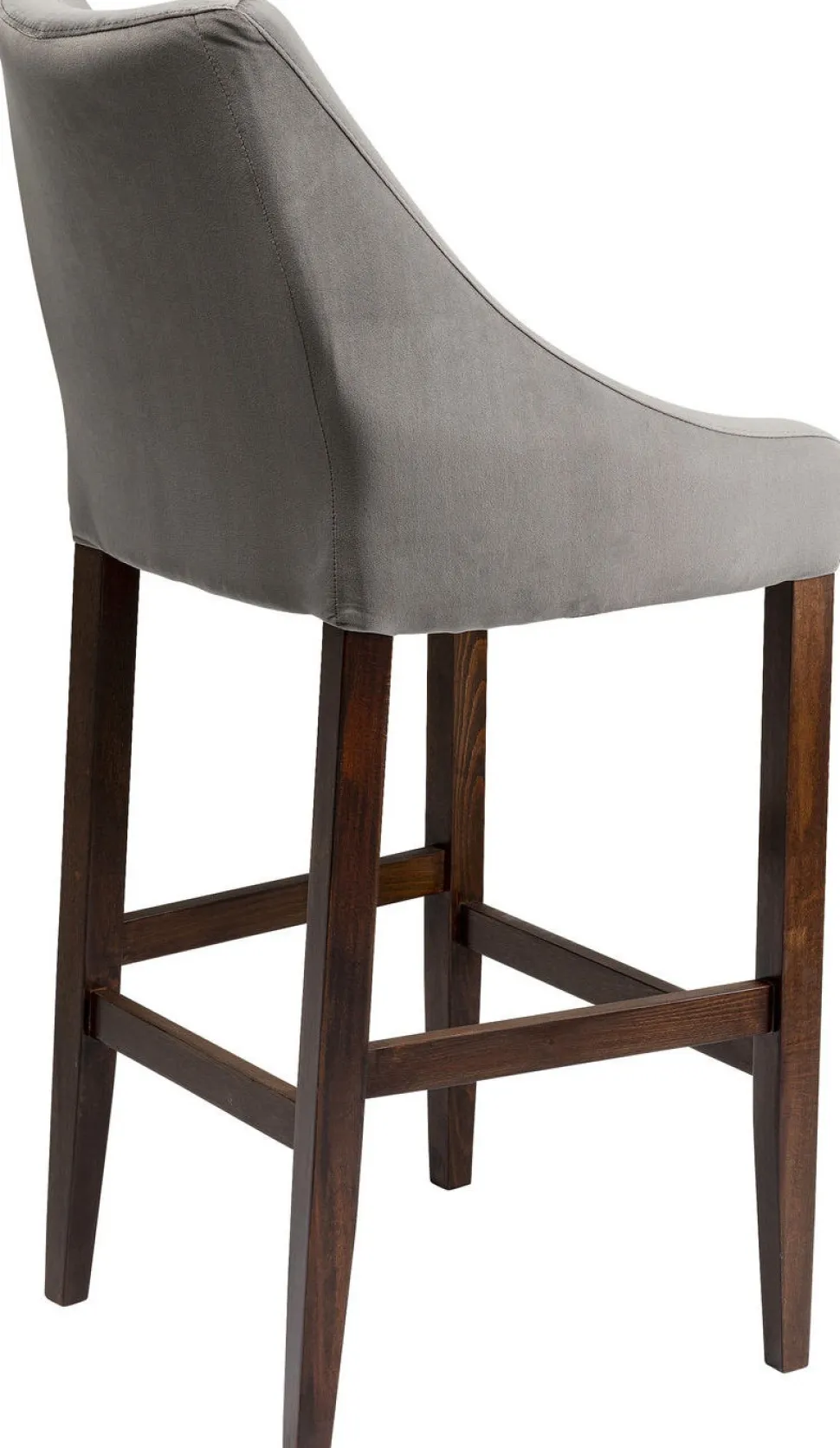 KARE Design Barkruk Mode Fluweel Grijs Outlet