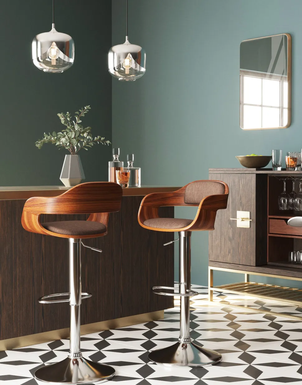 KARE Design Barkruk Monaco Chocolade Sale