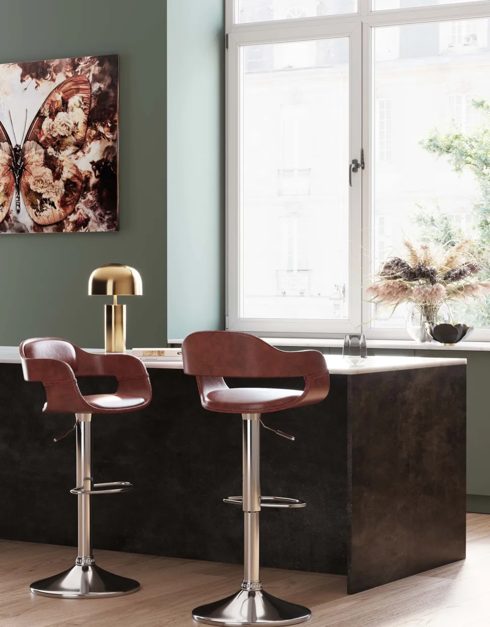 KARE Design Barkruk Monaco Noga Fashion