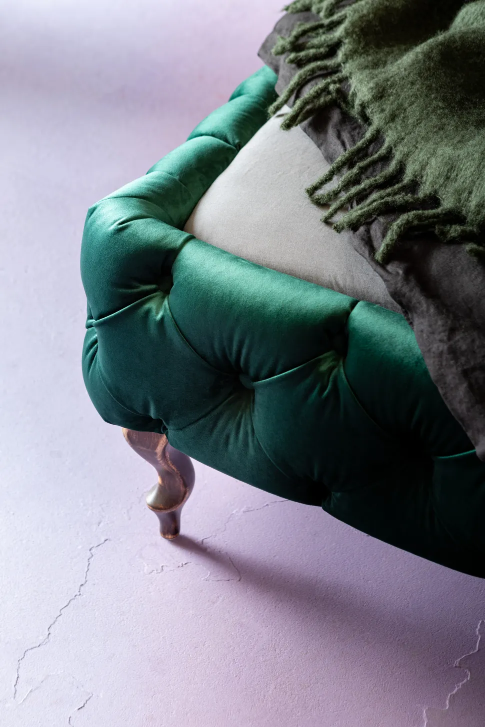 KARE Design Bed Desire Fluweel Groen 180x200cm Best Sale