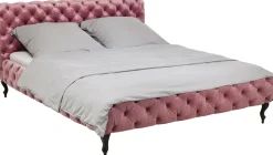 KARE Design Bed Desire Fluweel Roze 180x200cm Cheap