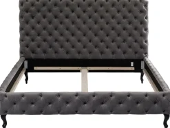 KARE Design Bed Desire Hoog Zilvergrijs 180x200cm Cheap