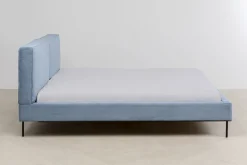 KARE Design Bed East Side Cord Blue 160x200cm Store