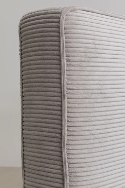 KARE Design Bed East Side Cord Grey 180x200cm New