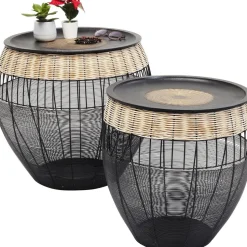 KARE Design Bijzettafel African Drums (2-delig) Discount