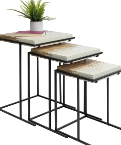 KARE Design Bijzettafel Bora Bora (3/set) New