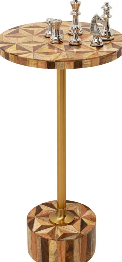 KARE Design Bijzettafel Domero Geo Brown Ø25cm Cheap