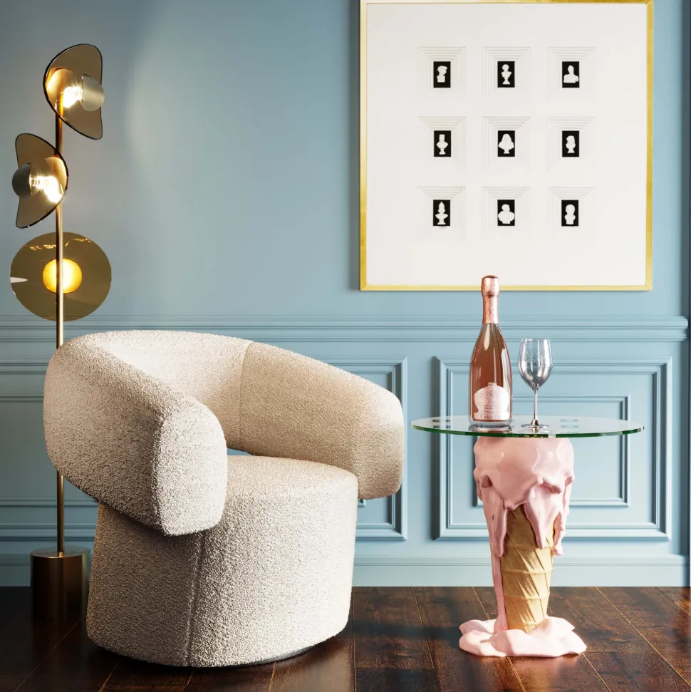 KARE Design Bijzettafel Gelato Ø48cm Best