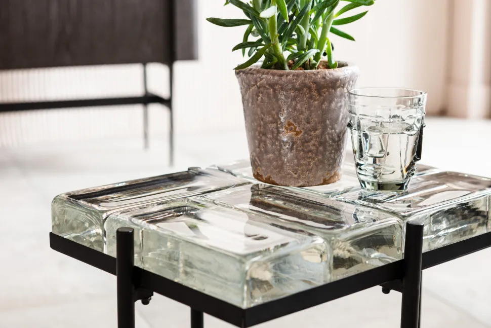 KARE Design Bijzettafel Iceline Black 43x33cm Outlet