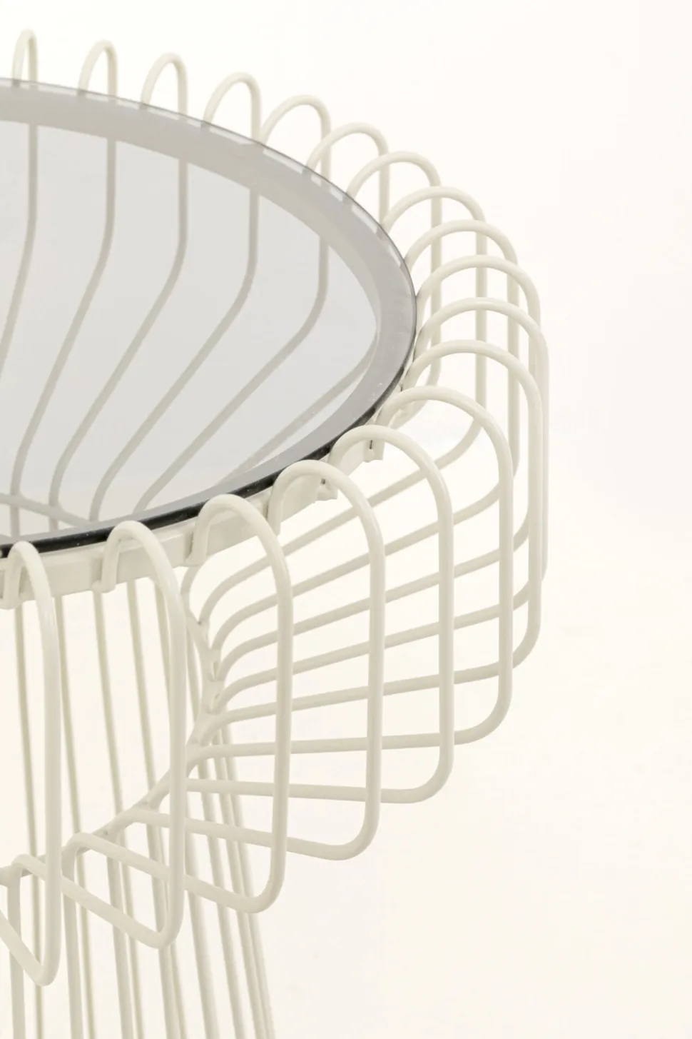 KARE Design Bijzettafel Lisboa Wit 38cm Hot