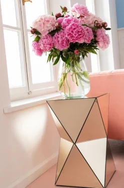 KARE Design Bijzettafel Luxury Triangle Champagne Store