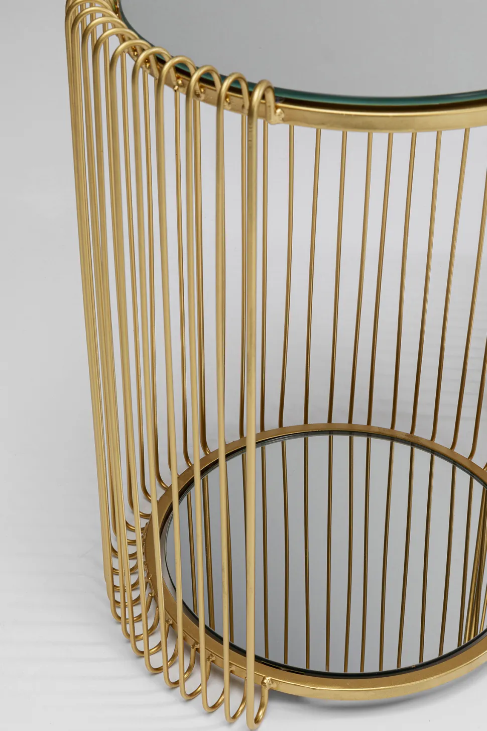 KARE Design Bijzettafel Wire Double Brass (2/set) Flash Sale
