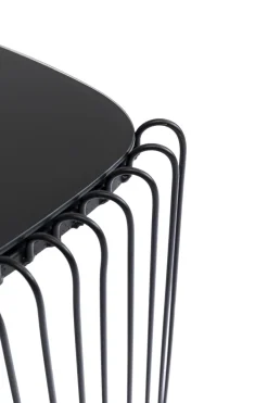 KARE Design Bijzettafel Wire Triangle Black (Set Van 2) Cheap
