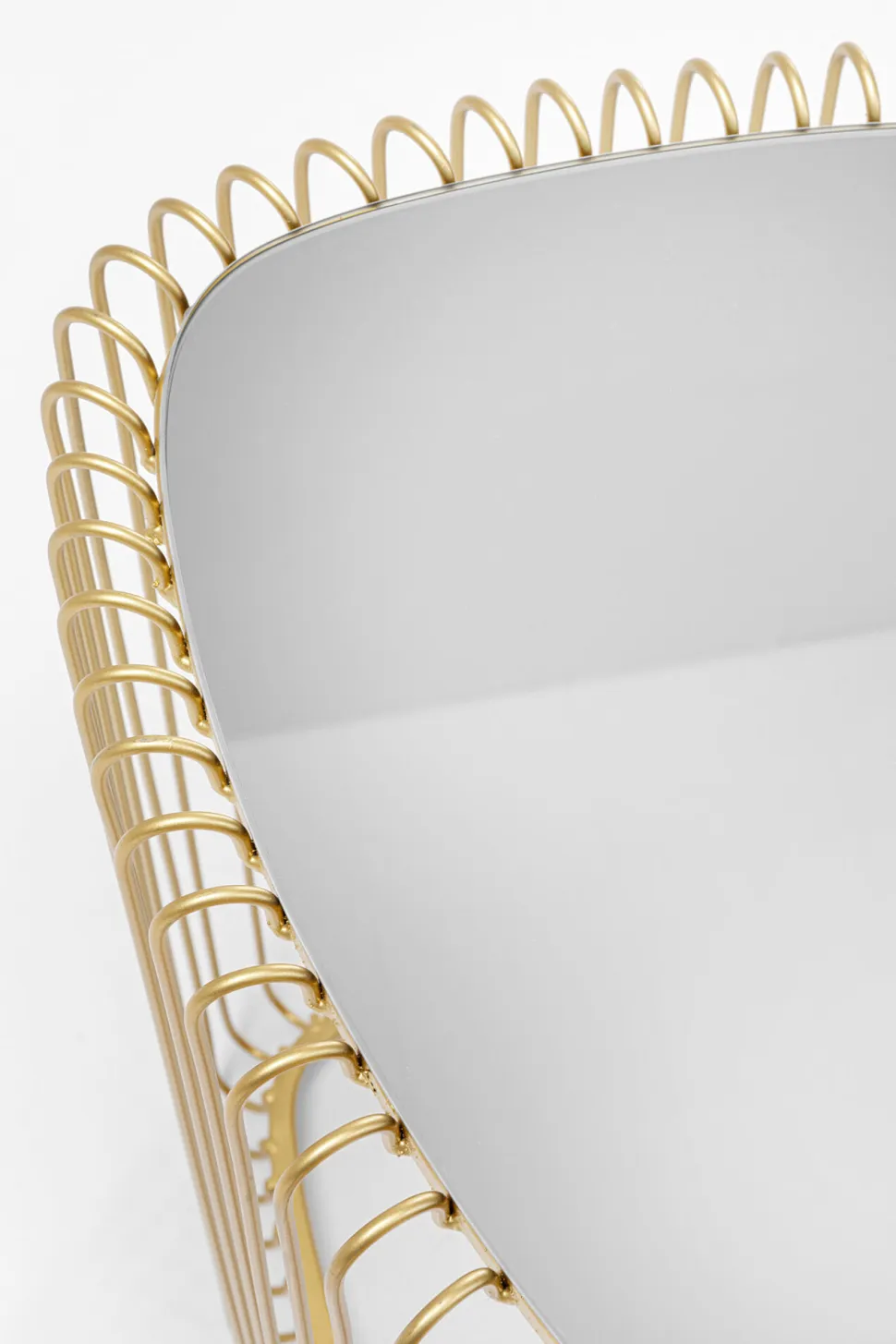 KARE Design Bijzettafel Wire Triangle Gold (Set Van 2) New