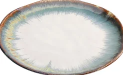 KARE Design Bord Laguna Blauw Ø26cm Clearance