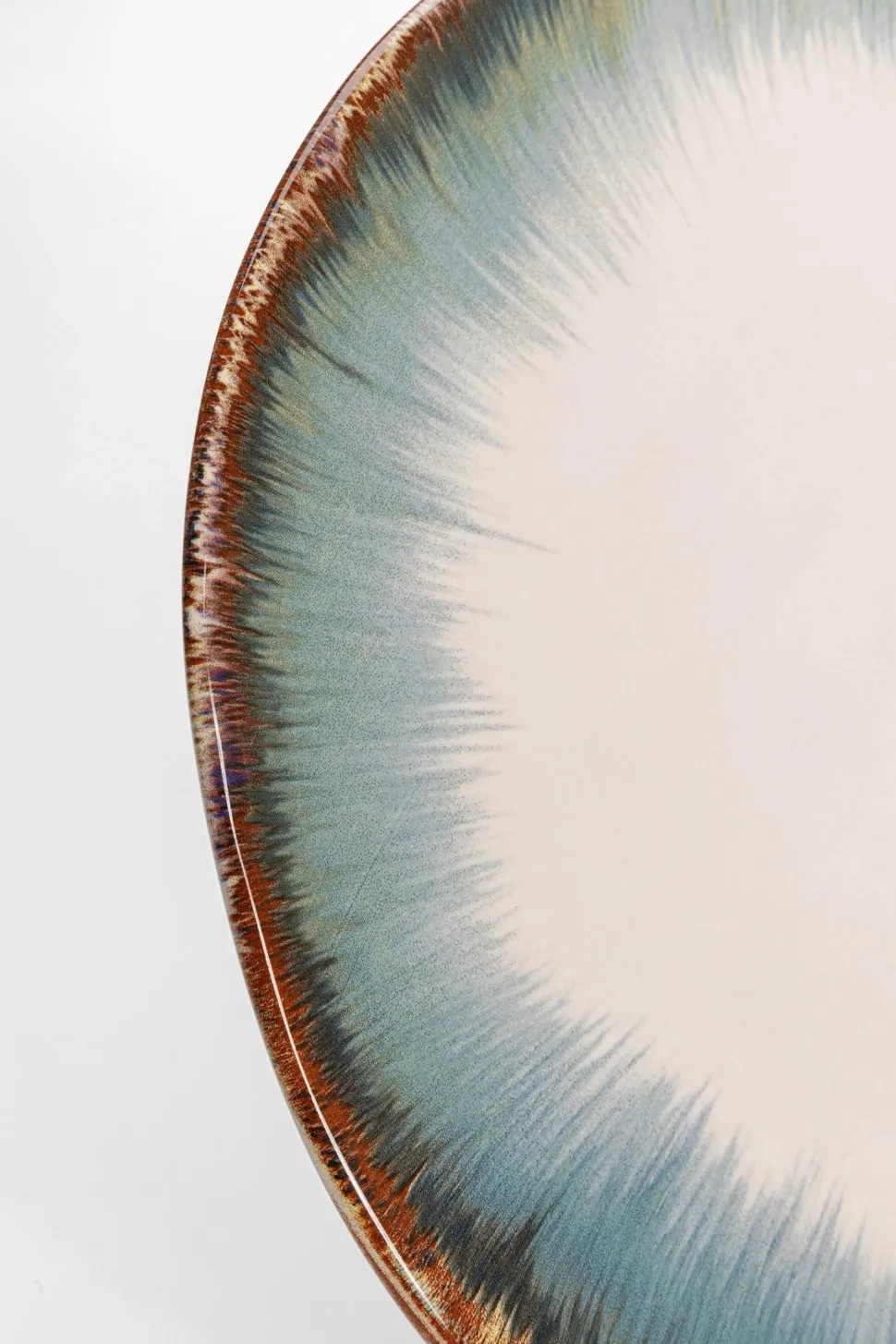 KARE Design Bord Laguna Blauw Ø26cm Clearance