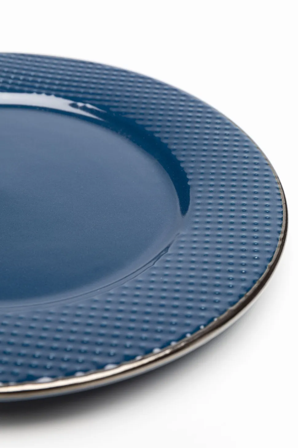KARE Design Bord Muse Blue Ø27cm Store