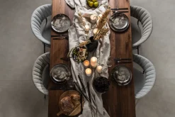 KARE Design Bord Savannah Brown/Grey Matt Ø26cm Cheap